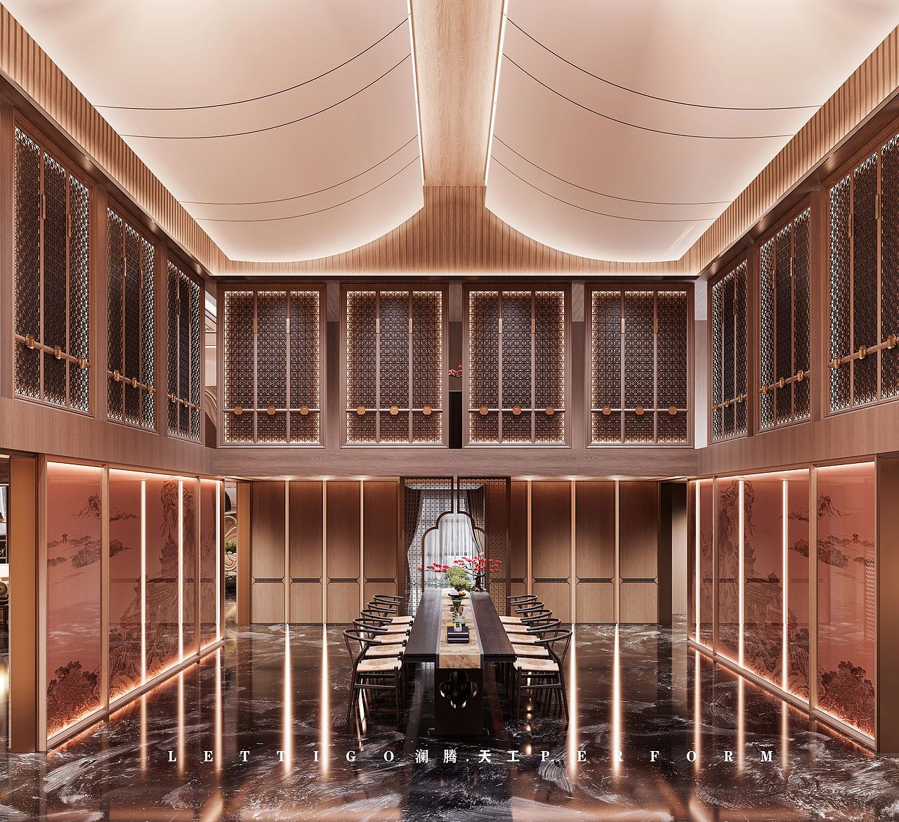 来自柬埔寨的新中式别墅豪宅（图ZMzM1MTQwOTU2） - 家装设计 - 站酷设计师DesignerZtt186原创素材 - 站酷ZCOOL