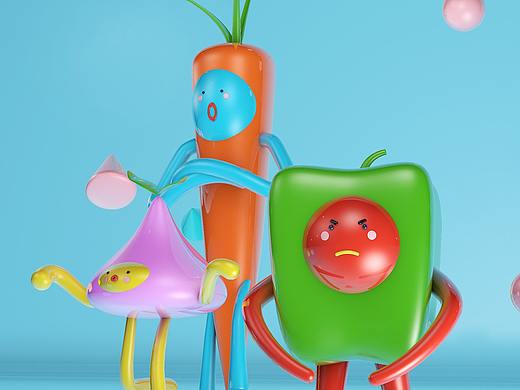 蔬菜总动员（个人主页-ZMjQ2NDkzNzI=） - 海报 - 站酷设计师AnnanStuDio原创素材 - 站酷ZCOOL