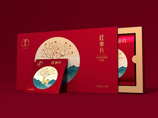 人参包装设计-人参LOGO设计- 国潮包装设计 & 汉参