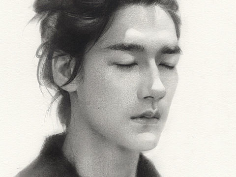 八月份素描头像合集