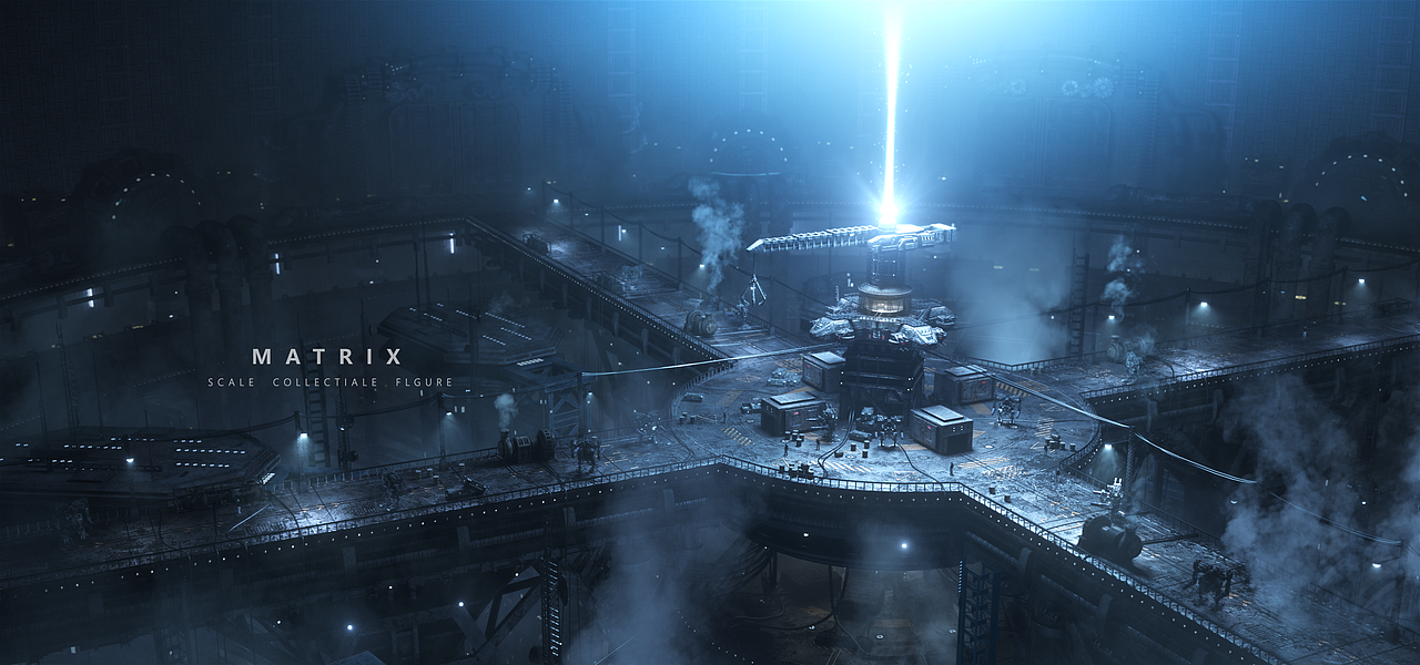 黑客帝国|三维|场景|飞翔的西班牙人_原创作品-站酷zcool