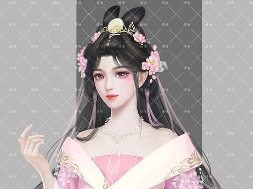 闪艺 易次元 现代女 立绘 夏柠插画-商业插画画师惜语3年前橙光 闪艺