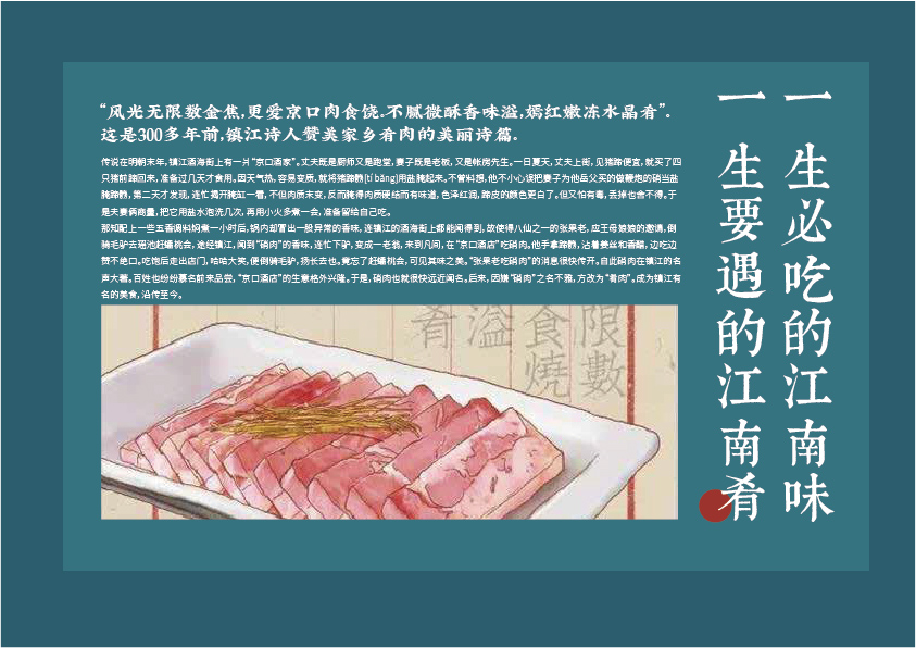 镇江肴肉简笔画图片