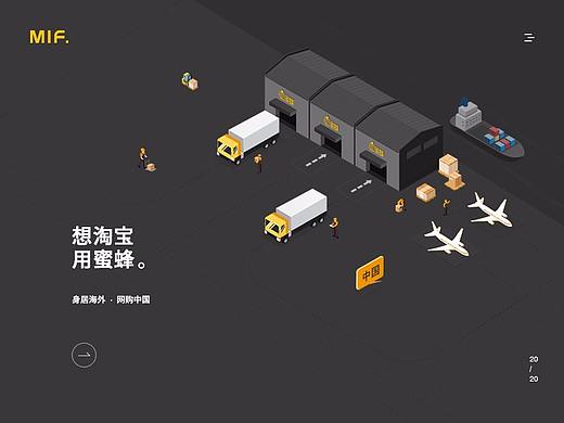 蜜蜂国际整体视觉设计