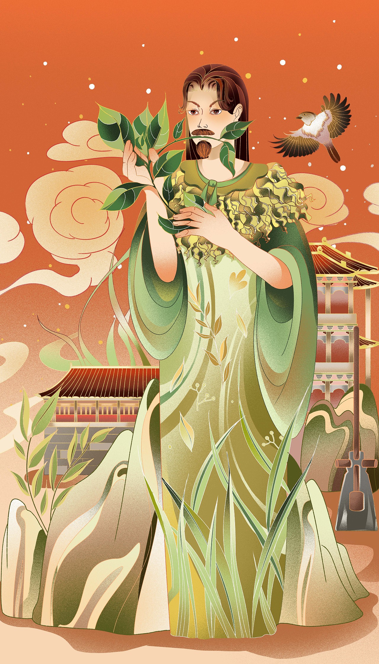 古代人物（图ZMjc5MjYyMDI4） - 商业插画 - 站酷设计师姜将蒋酱原创素材 - 站酷ZCOOL