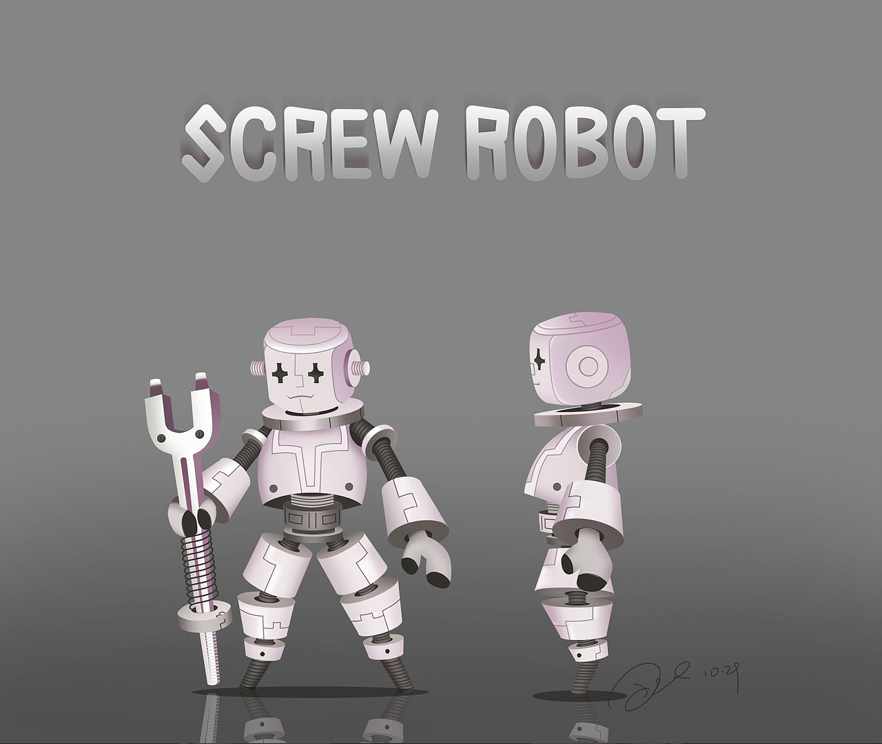 螺丝机器（图ZMjc1OTcyMjk2） - 概念设定 - 站酷设计师六里原创素材 - 站酷ZCOOL