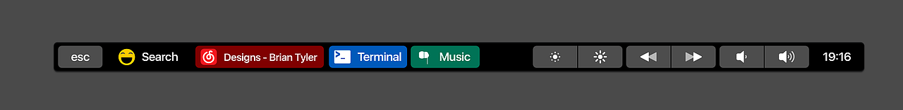 Touch bar 美化（图ZMTQyOTY0NjY4） - 交互/UE - 站酷设计师KyleBing原创素材 - 站酷ZCOOL