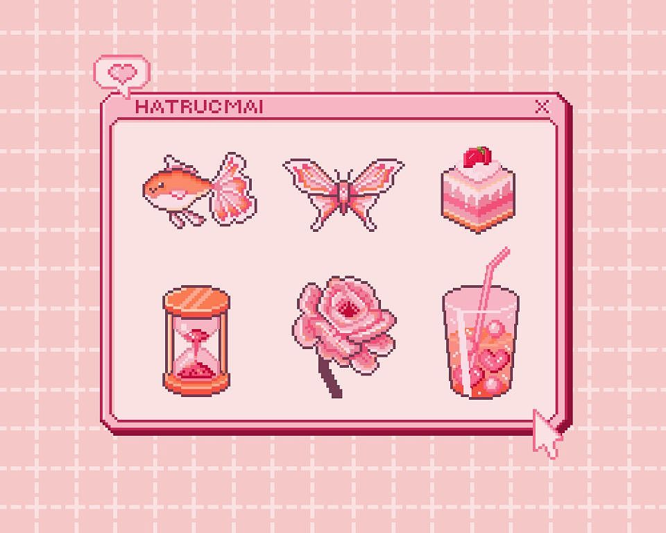 蝴蝶（图ZMzQyMDgwMjA4） - 像素画 - 站酷设计师半夏Eureka原创素材 - 站酷ZCOOL