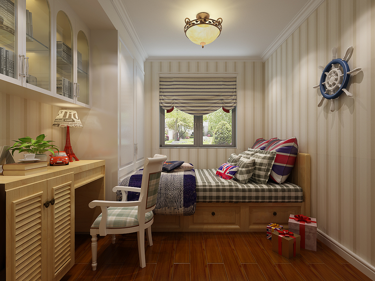 【奥北公元装修】154㎡-三室两厅两卫-美式-金舍装饰