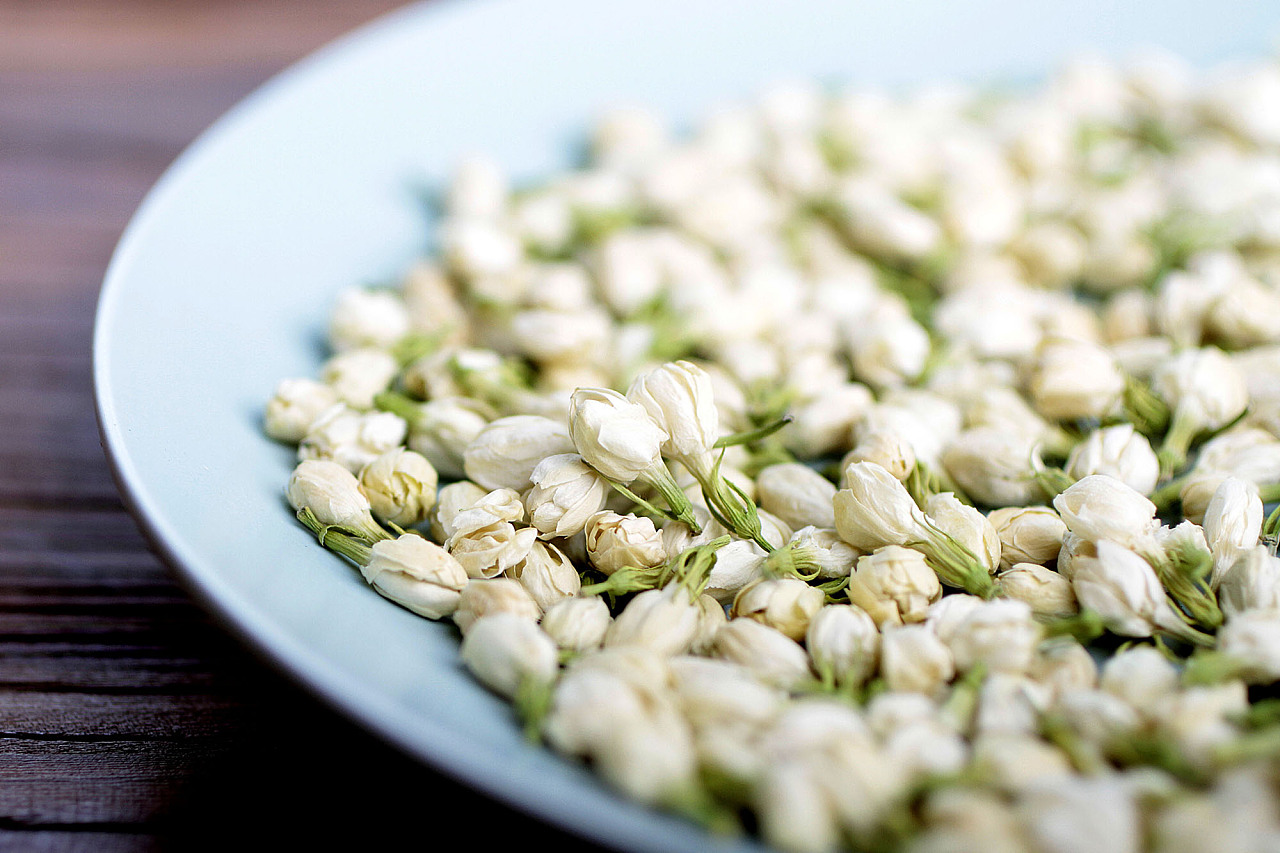 茉莉花苞拍摄(花草茶系列)