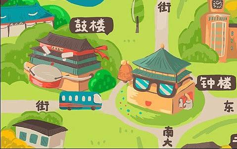 NEW西安地图#动漫作品#（图ZMTUzNzY5NjA=） - 其他动漫 - 站酷设计师奶油超人原创素材 - 站酷ZCOOL