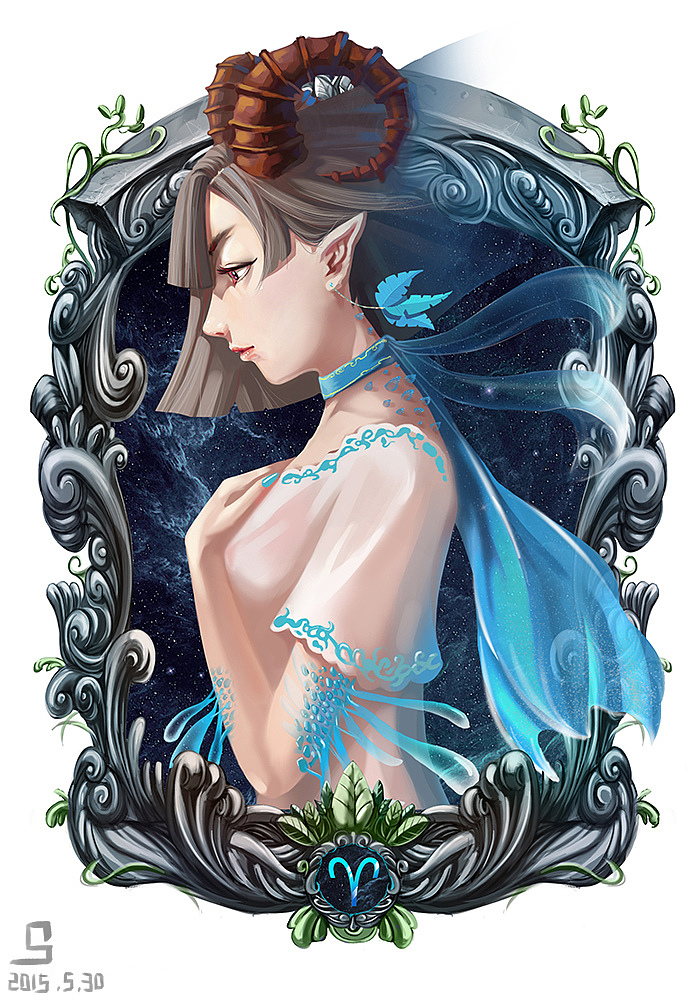 12星座（的一半）（图ZNzIwNDE3ODg=） - 创作习作 - 站酷设计师水底彩虹圈原创素材 - 站酷ZCOOL