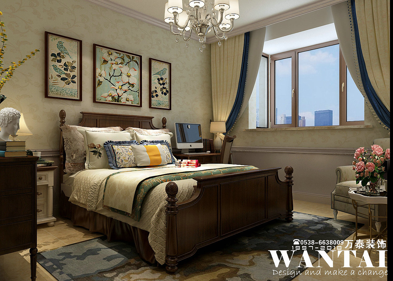 泰安泮河小镇256m²复式新中式装修效果图-设计师张继龙