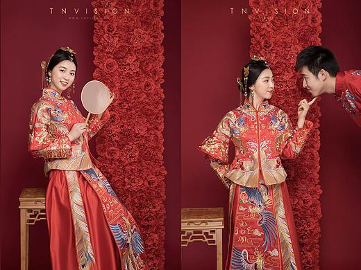 中式婚纱照 | 龙凤褂古典之美