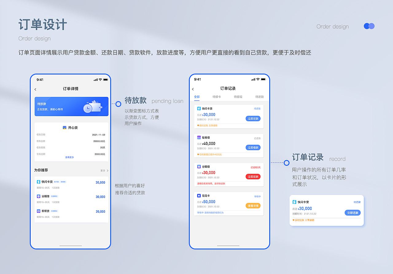 借款管家APP（图ZMjg1MjAzNzA0） - APP界面 - 站酷设计师Calm小小猫原创素材 - 站酷ZCOOL