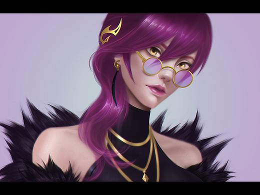 英雄联盟KDA伊芙琳同人