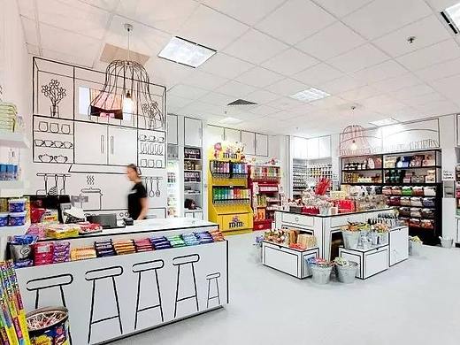 商业街软装 清悦空间“sugar-free"糖果店