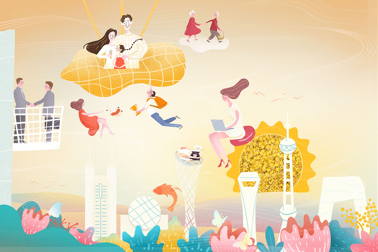 杂粮主图礼盒外包装插图设计（图ZMTM2NTgyMzA0） - 商业插画 - 站酷设计师爱谷穗的猫原创素材 - 站酷ZCOOL