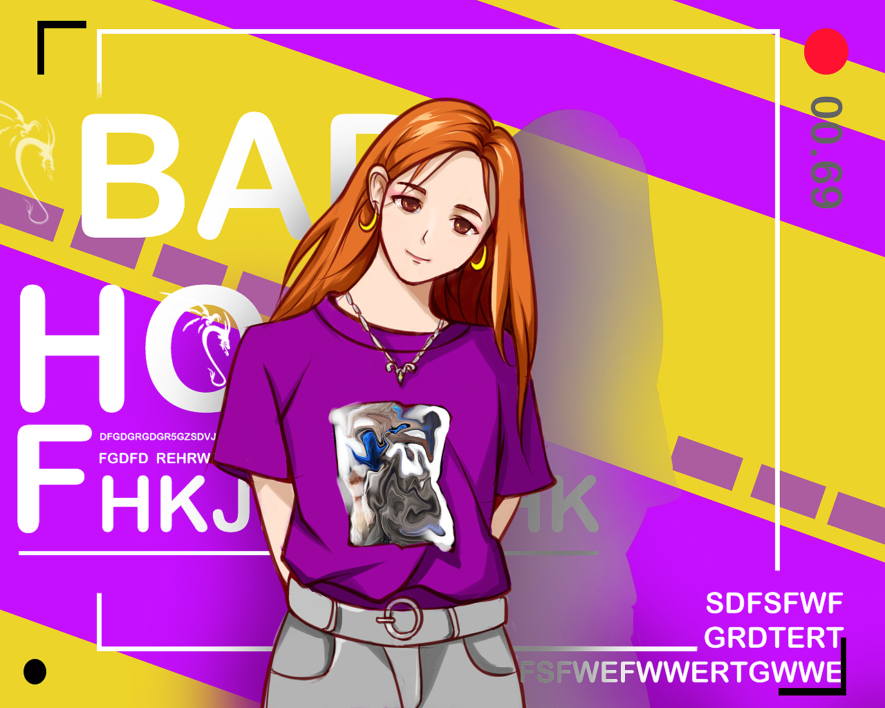 青春插画（图ZMTYwOTk5MTY0） - 创作习作 - 站酷设计师周二块原创素材 - 站酷ZCOOL