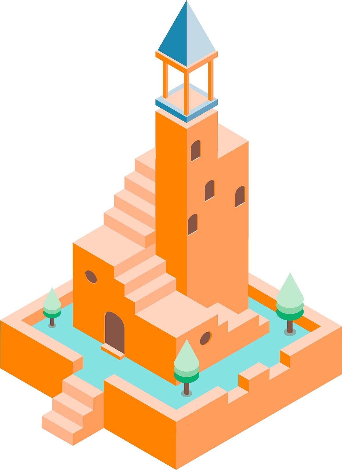 举报收藏分享临摹作品插画游戏原画纪念碑谷2.