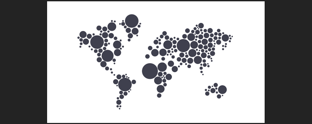 创意点线切换图形动画