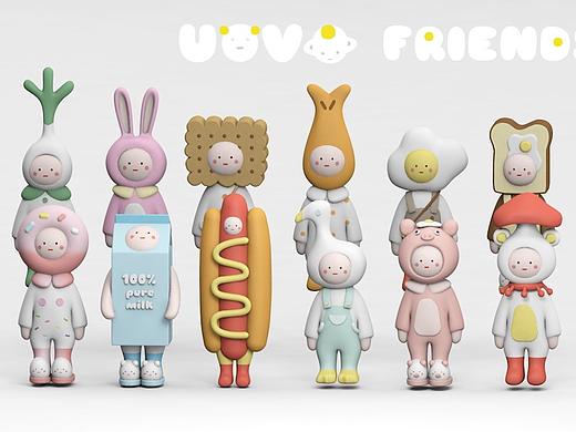 uovo friends系列玩具