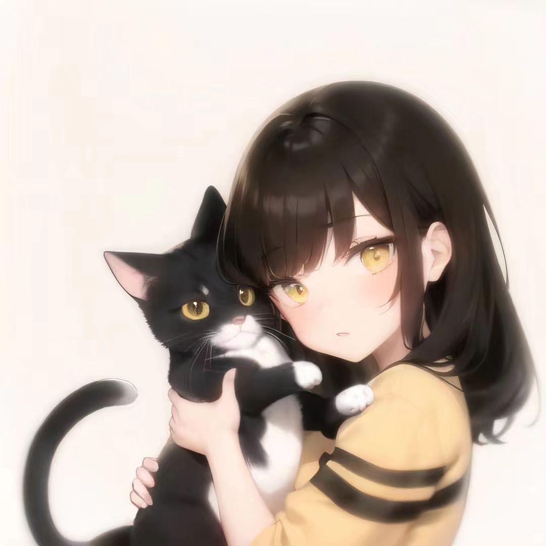 抱着猫咪的领家女孩儿（图ZMzM3MTMxMjUy） - 创作习作 - 站酷设计师652JM原创素材 - 站酷ZCOOL