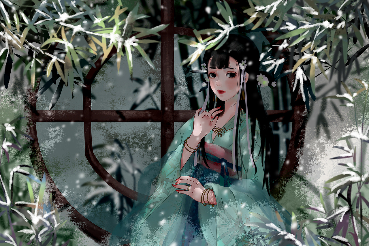 古风（图ZMjM3OTMwNDI4） - 创作习作 - 站酷设计师城_春原创素材 - 站酷ZCOOL