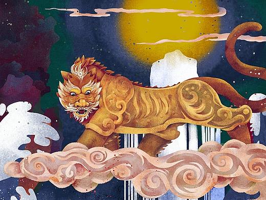 济南插画/济南文创/手绘济南/城市旅游伴手礼插画