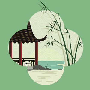 "苏州"主题图标——苏州园林