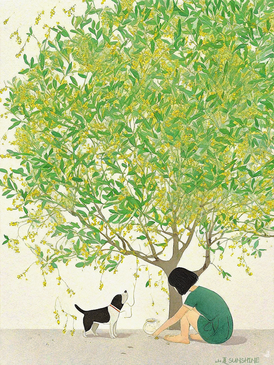 绘本故事｜我们，拾得桂子香（图ZMzc4NTk1Mzc2） - 绘本 - 站酷设计师山夏SUNSHINE原创素材 - 站酷ZCOOL