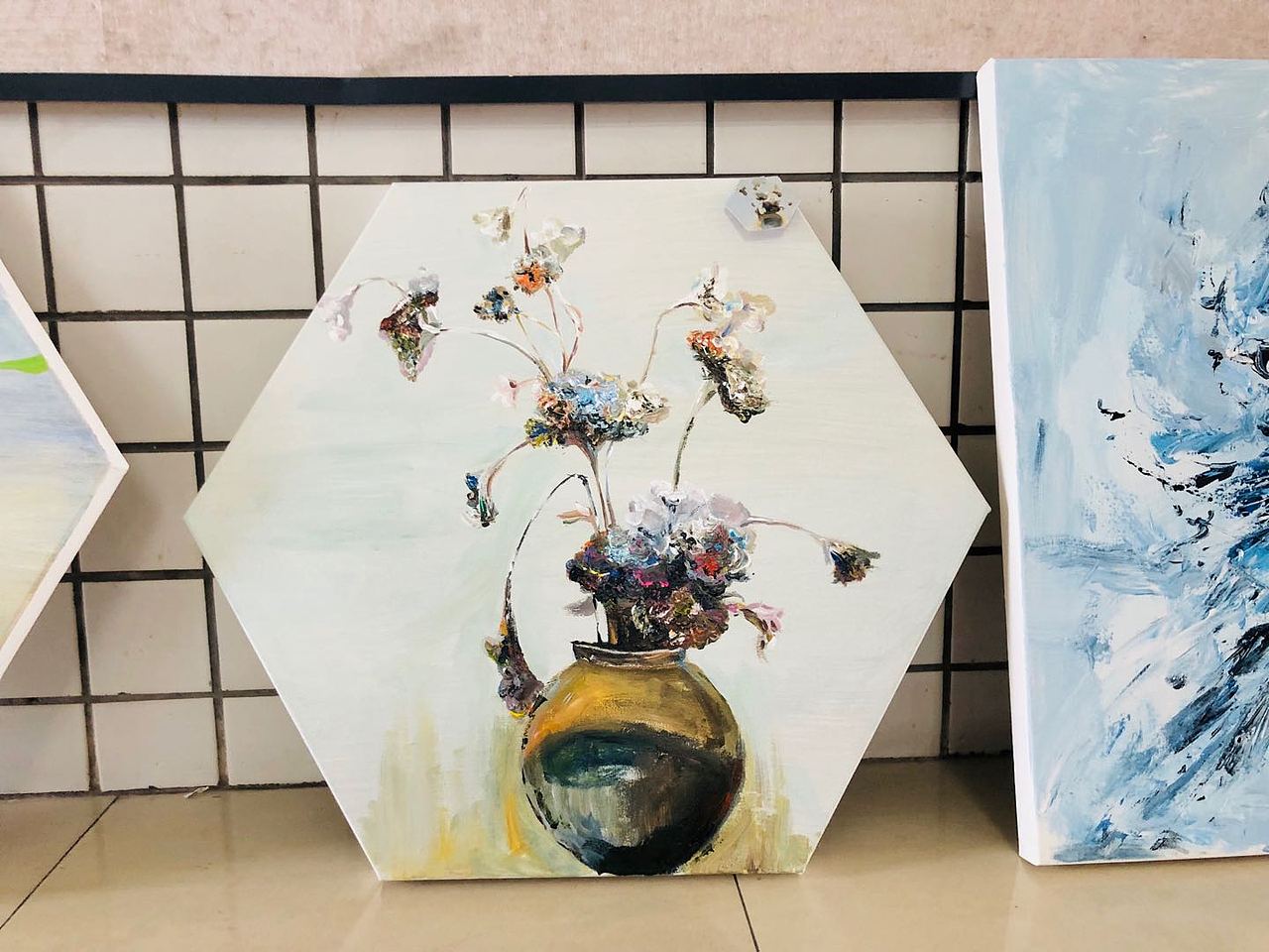 丙烯颜料装饰画