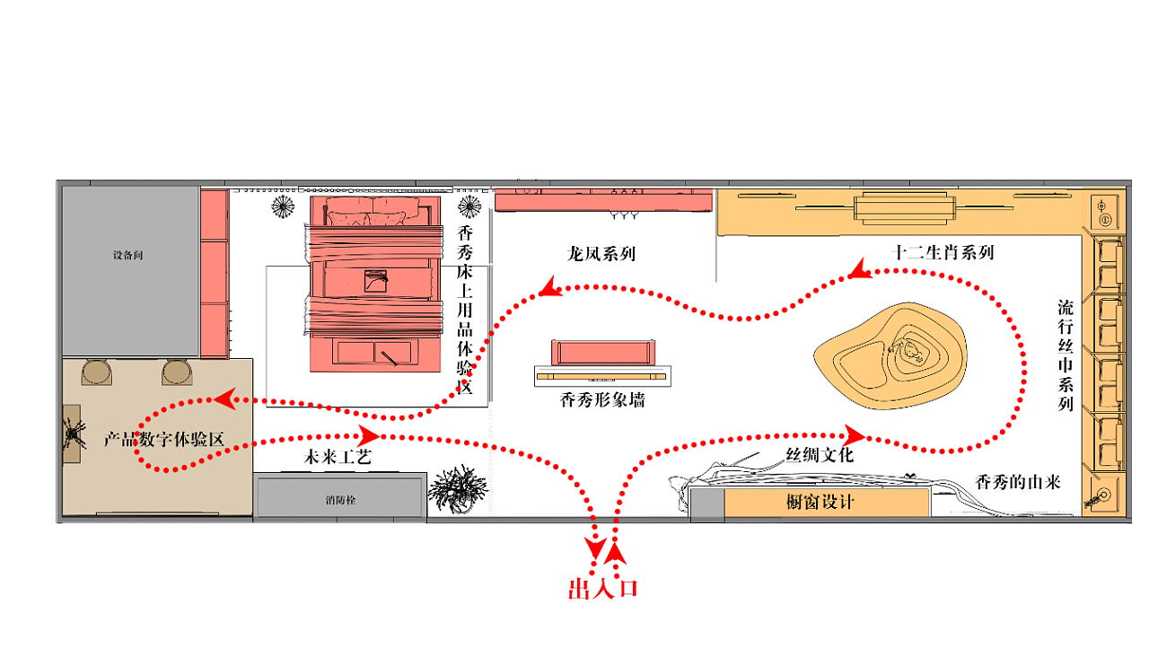苏州香秀丝绸产品展示馆展策方案二
