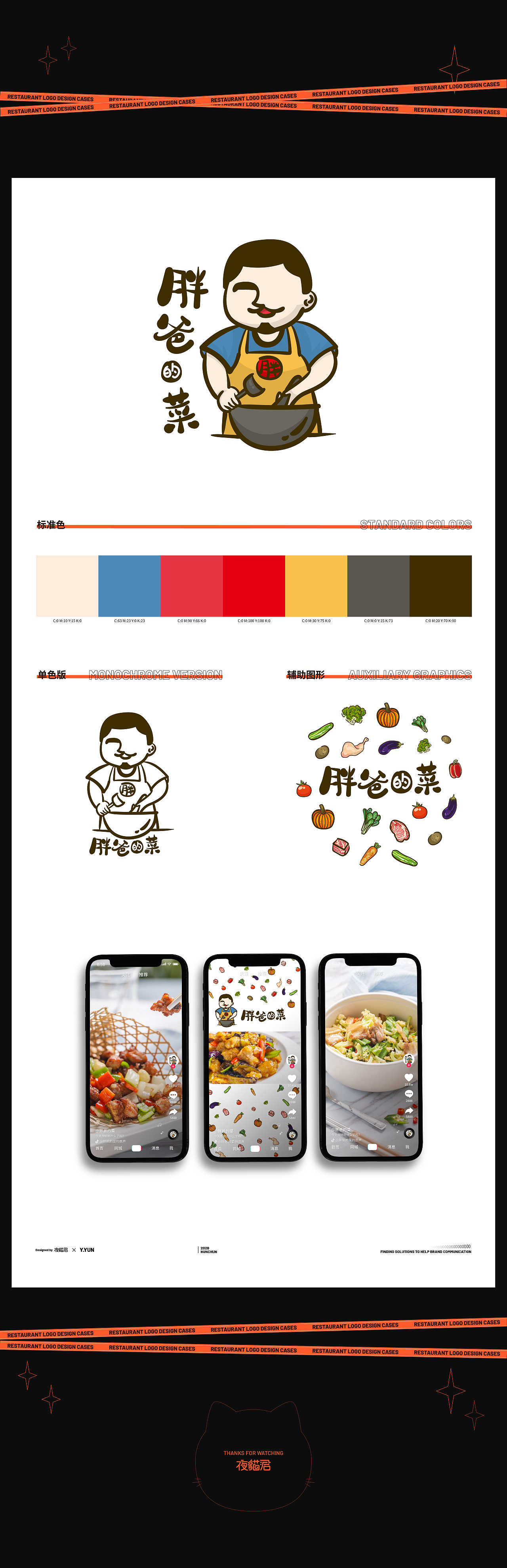 餐饮食品logo合集（图ZMjQxOTQ4ODU2） - Logo - 站酷设计师夜猫君呀原创素材 - 站酷ZCOOL