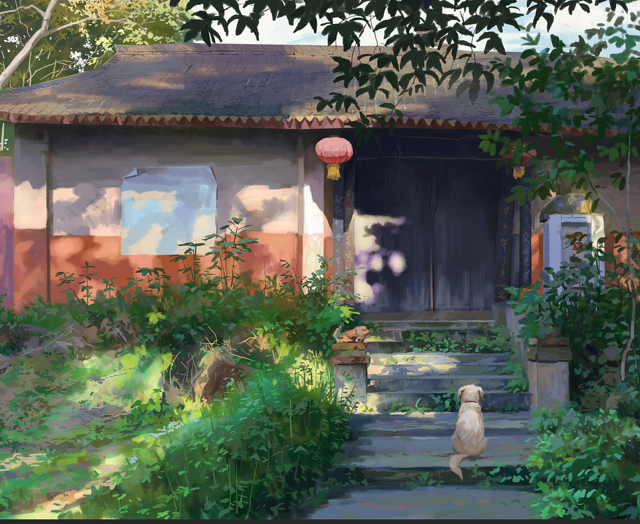 村里的破旧寺庙（图ZMzczODEwOTYw） - 创作习作 - 站酷设计师南宝山高师原创素材 - 站酷ZCOOL