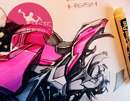 【工业设计手绘之交通工具】怎样画复杂造型产品（图ZMTY0NTc0ODg=） - 交通工具 - 站酷设计师Rojean原创素材 - 站酷ZCOOL