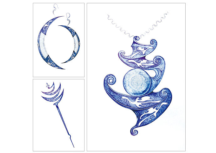 寨饰再饰手绘海报 /设计师 谢 江