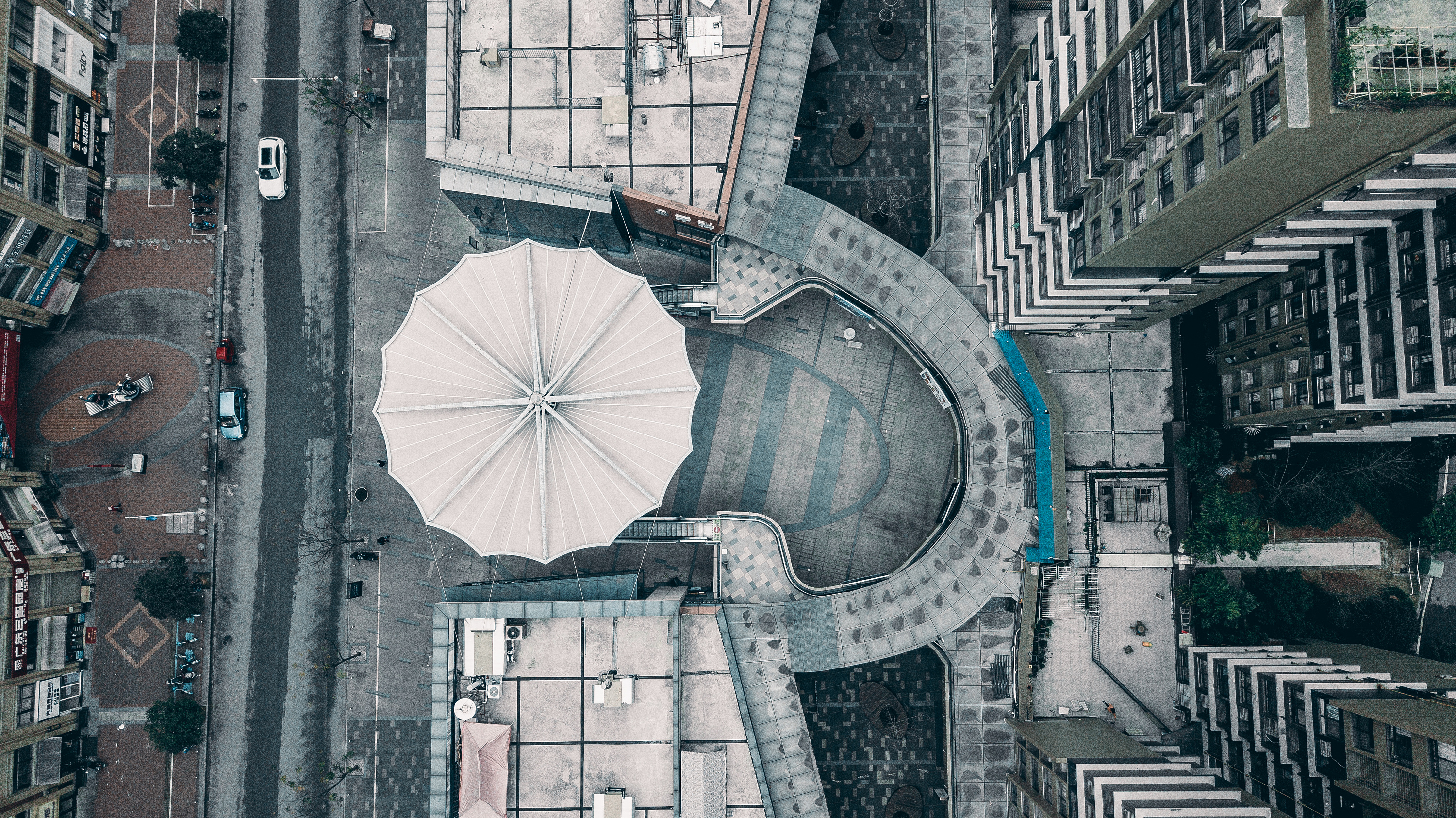 航拍幼儿园小区物业商业街|摄影|环境/建筑摄影|跨界摄影叔 - 原创