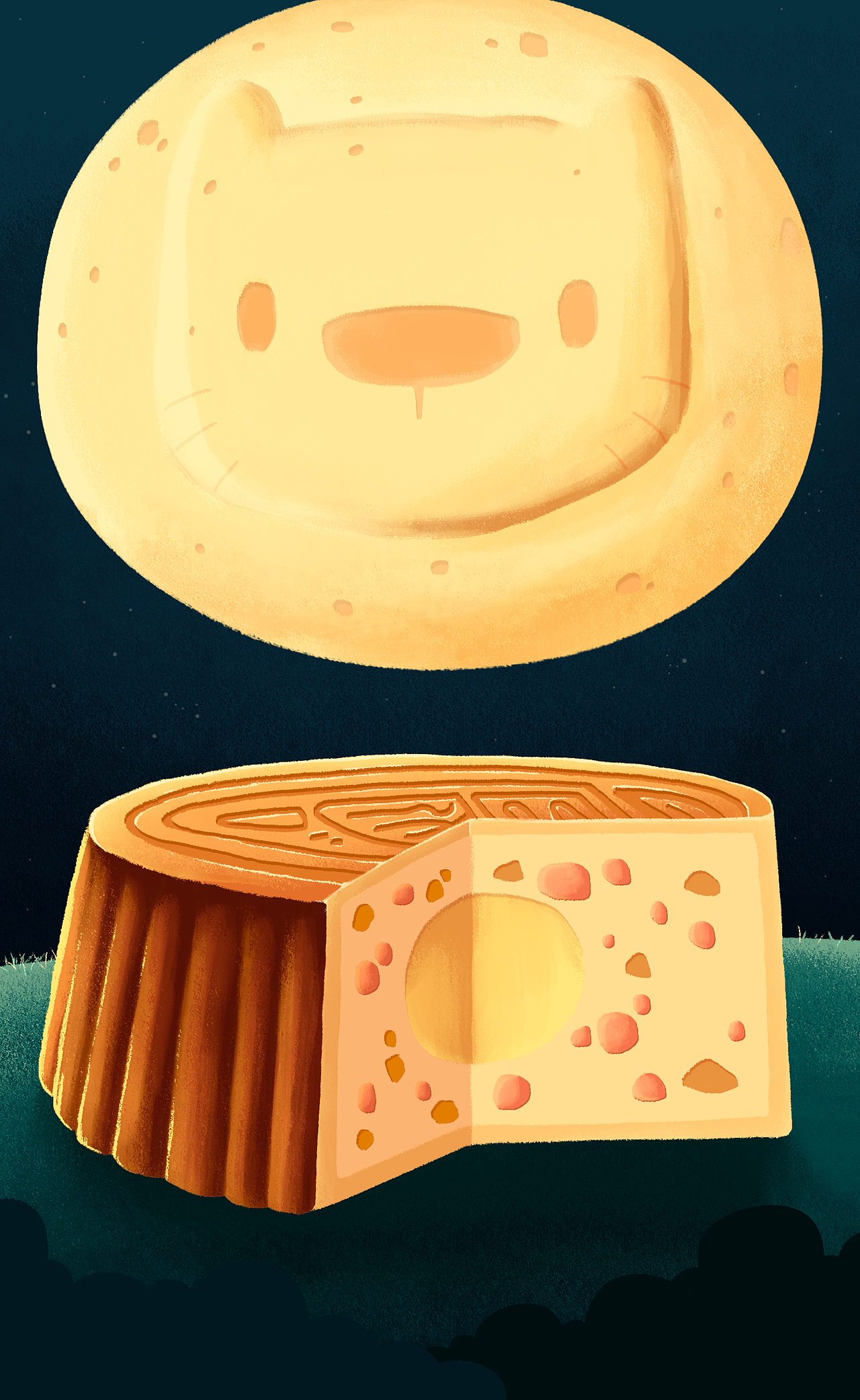 中秋多纳节日海报第二弹（图ZMjI3ODgwMDg0） - 儿童插画 - 站酷设计师莫循edward原创素材 - 站酷ZCOOL