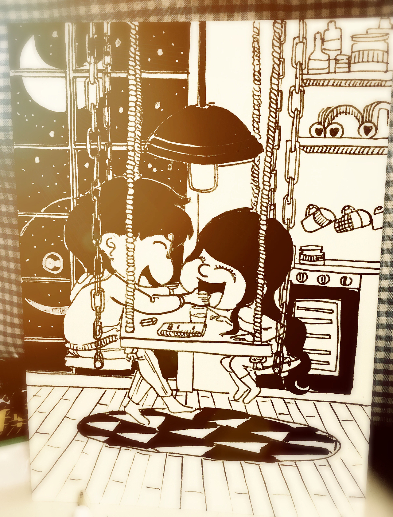 葱小闷《早上好》有一颗暖暖的心（图ZOTMzMzEzMzY=） - 创作习作 - 站酷设计师葱小闷原创素材 - 站酷ZCOOL