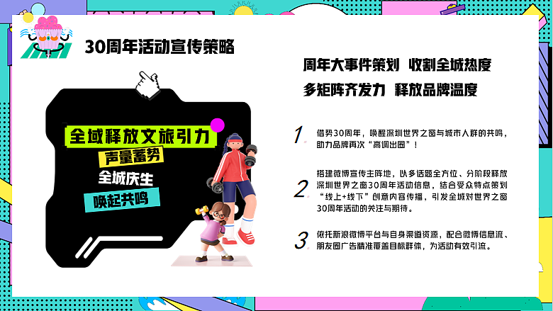 2024深圳世界之窗30周年活动宣传策划提案