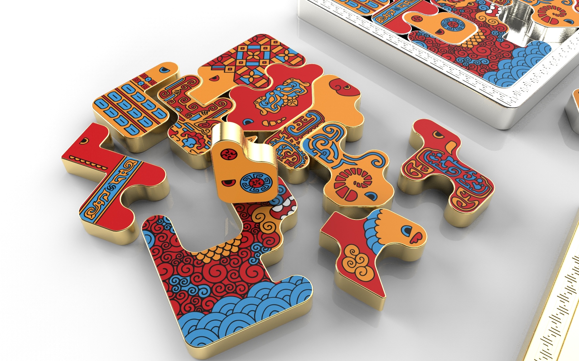 厂家定制木制拼图跨境玩具大象狼异形木质拼图不规则立体动物拼图-阿里巴巴