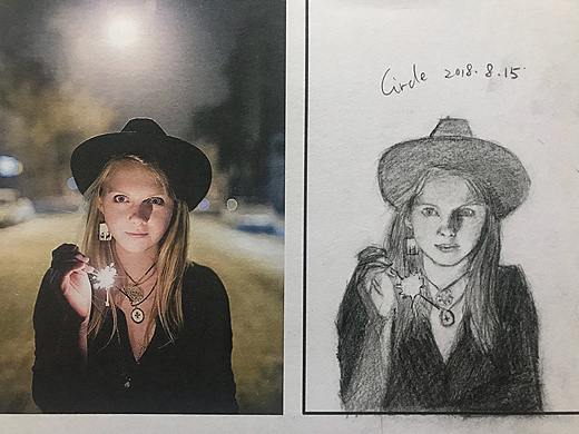 人物速写（个人主页-ZMjk2NjIwNzI=） - 绘画 - 站酷设计师CircleChai原创素材 - 站酷ZCOOL