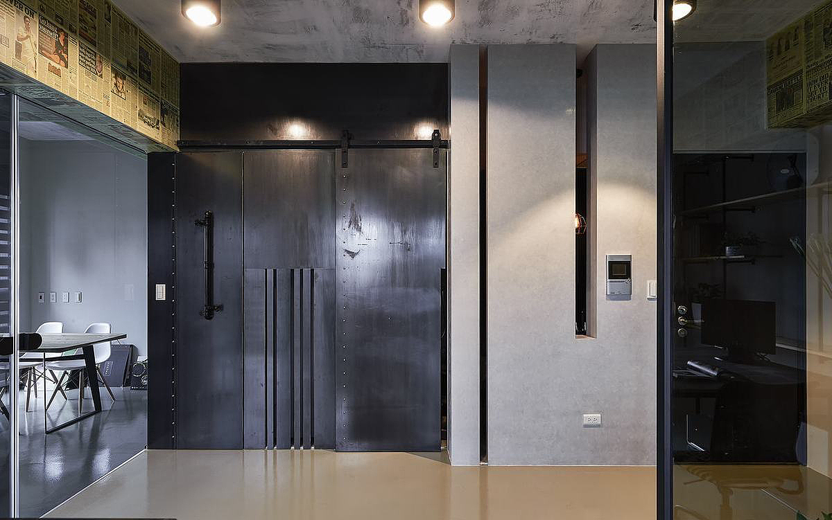 郑州办公室装修设计|50平工业风办公室装修设计案例（图ZMTEwMjM3MzY4） - 家装设计 - 站酷设计师金博大办公室装修原创素材 - 站酷ZCOOL