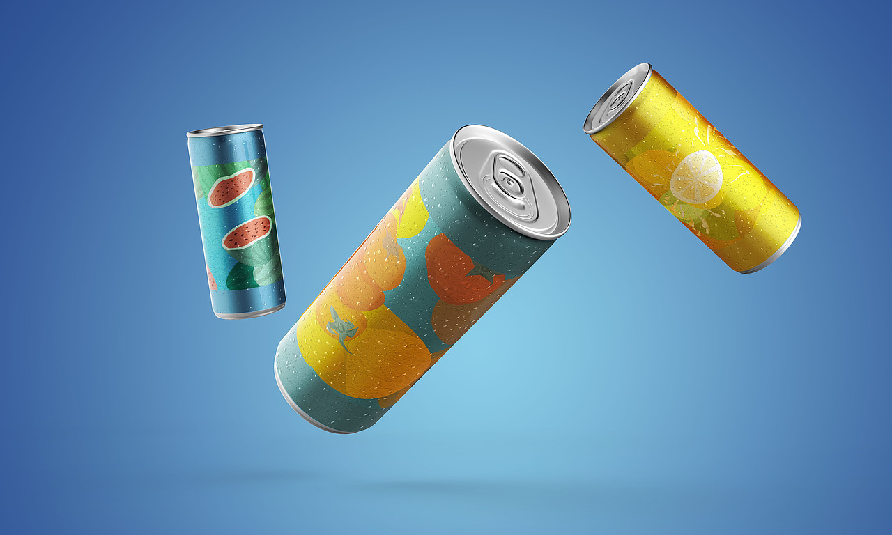 果味气泡水/易拉罐包装