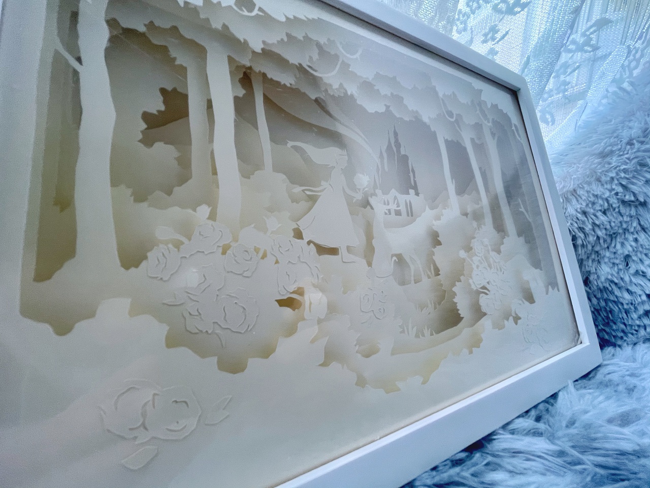 近期的光影纸雕