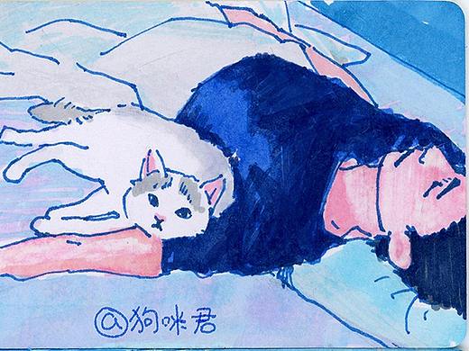 电影场景速写 - 马克笔手绘