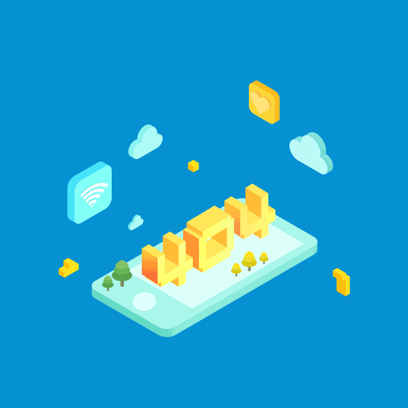 2.5D插画-404动态界面（图ZOTk3OTU3NzY=） - APP界面 - 站酷设计师蓝洛可原创素材 - 站酷ZCOOL