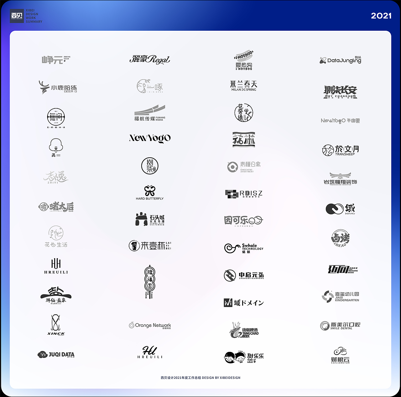 LOGO合集-2021（图ZMjgzNDUyNDA4） - Logo - 站酷设计师西贝品牌设计原创素材 - 站酷ZCOOL