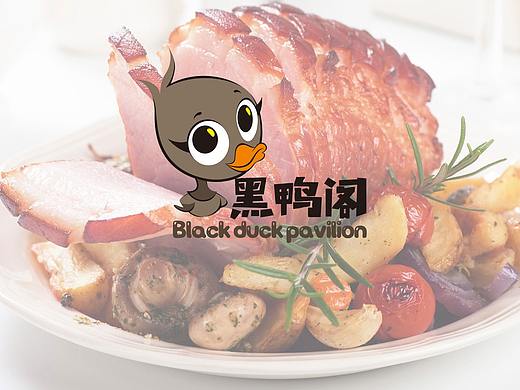 黑鸭阁logo